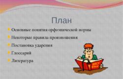 Орфоэпические нормы Нормы ударения в русском языке презентация